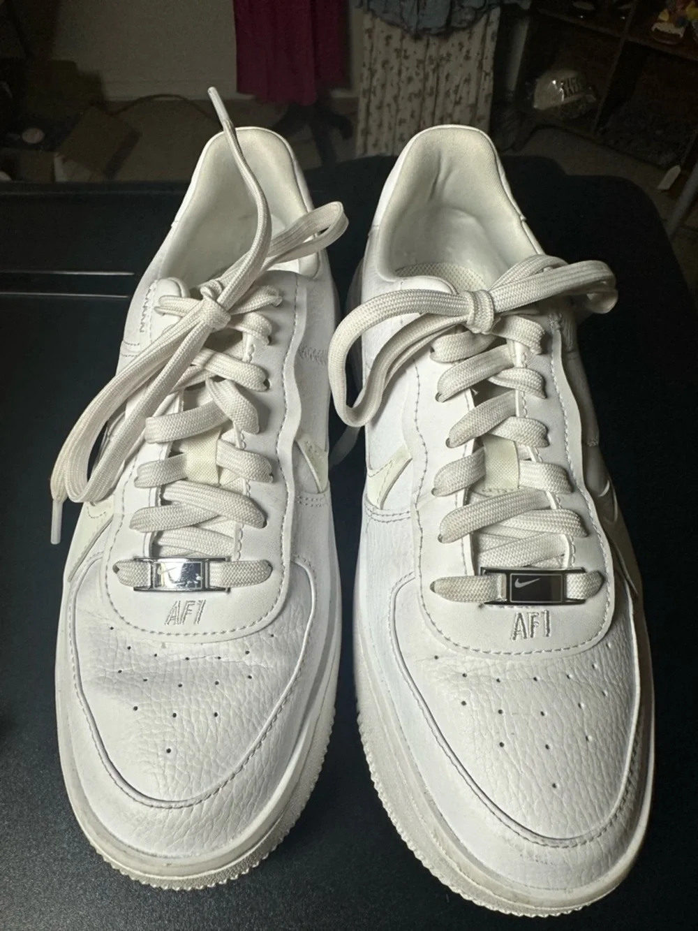 Nike Women's Air Force 1 PLT.AF.ORM 'Triple White